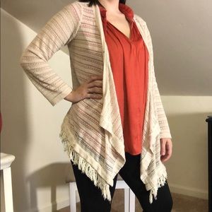 Red Camel crochet style cardigan